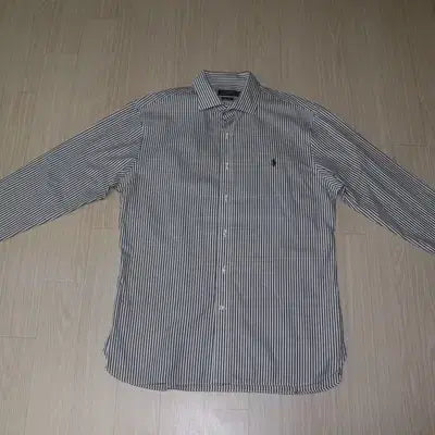 [BUNJANG] Polo Green Stripe Shirt / (105)A323. 폴로/연그린  스트라이프셔츠