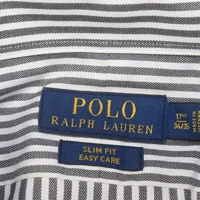 [BUNJANG] Polo Green Stripe Shirt / (105)A323. 폴로/연그린  스트라이프셔츠