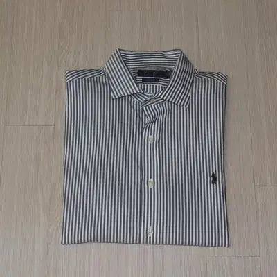 [BUNJANG] Polo Green Stripe Shirt / (105)A323. 폴로/연그린  스트라이프셔츠