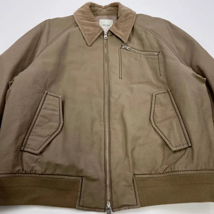 [BUNJANG] Vellie Atelier Corduroy Collar Bomber Jacket / 벨리에 아뜰리에 코듀로이 카라 봄버 자켓