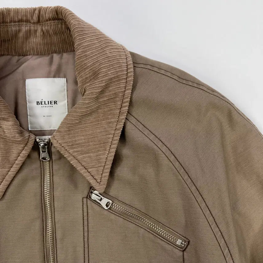 [BUNJANG] Vellie Atelier Corduroy Collar Bomber Jacket / 벨리에 아뜰리에 코듀로이 카라 봄버 자켓