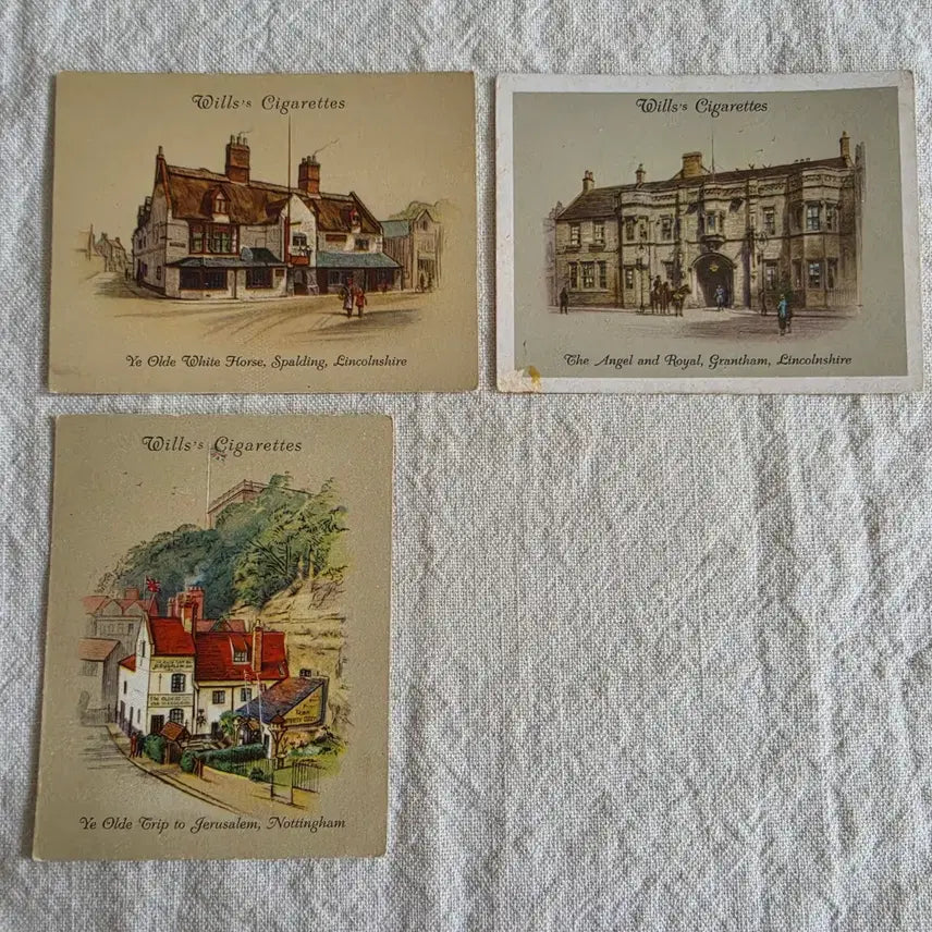 [BUNJANG] W.D. &amp; H.O. Wills Old Inns Vintage Cards / 영국빈티지카드 유럽빈티지카드 유럽엔틱 영국여인숙 영국유적지 영국관광지