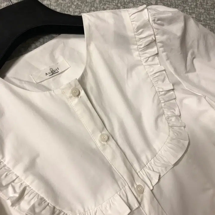 [BUNJANG] August White Frill Ruffle Princess Dress / 어거스트 화이트 프릴 캉캉 러플 바스락 원피스 프린세스 공주풍
