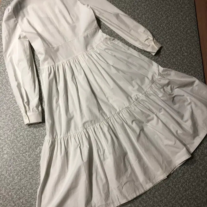 [BUNJANG] August White Frill Ruffle Princess Dress / 어거스트 화이트 프릴 캉캉 러플 바스락 원피스 프린세스 공주풍