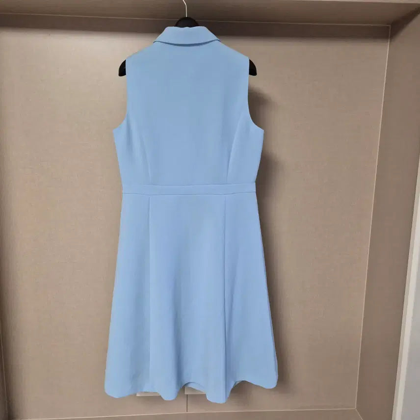 [BUNJANG] Talbots Midi Collar Dress Sky Blue / 8(M)Talbots 탈보트 카라 미디 원피스 드레스 하늘색