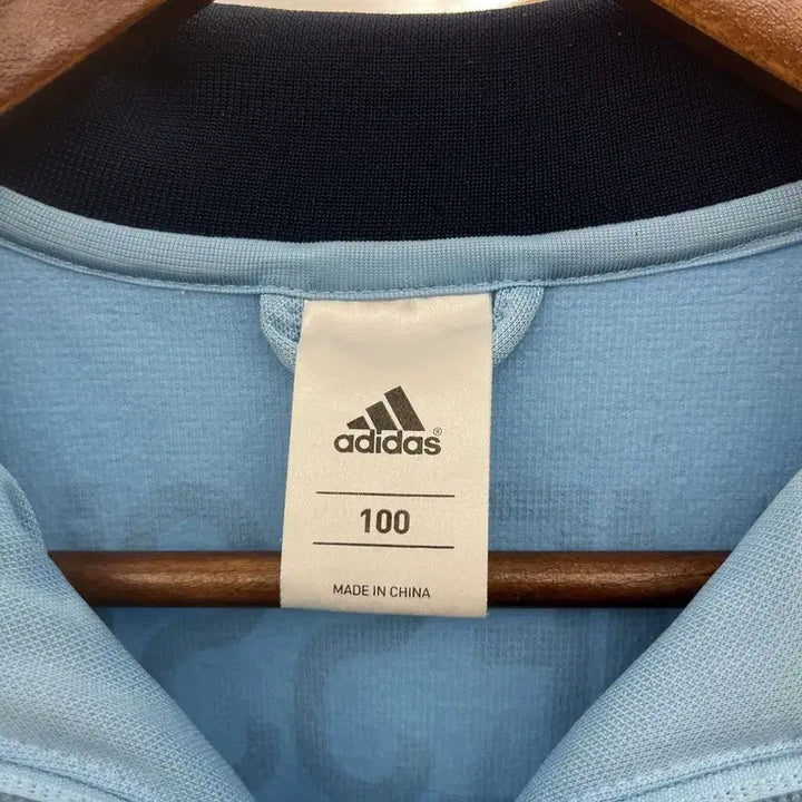 [BUNJANG] Adidas Argentina Messi Jersey Zip-up Jacket / 아디다스 희귀 아르헨티나 메시 져지 집업 100 C10301