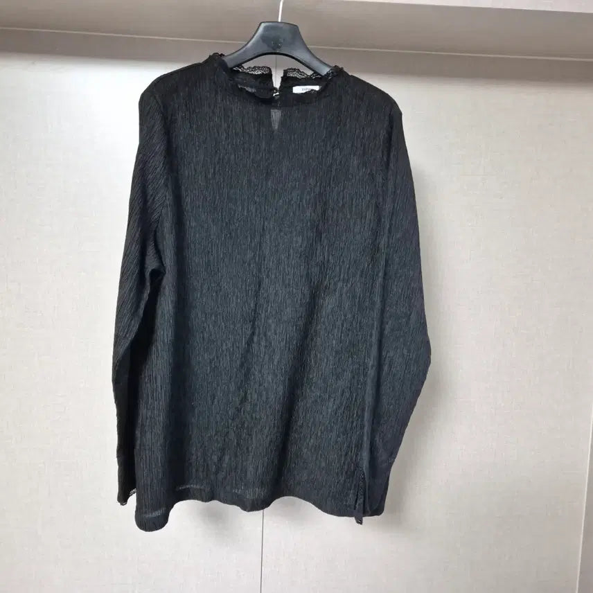 [BUNJANG] Zishen Yoryu Lace Patch Long Sleeve T-shirt / 77)지센 요루 레이스패치 긴팔 티셔츠