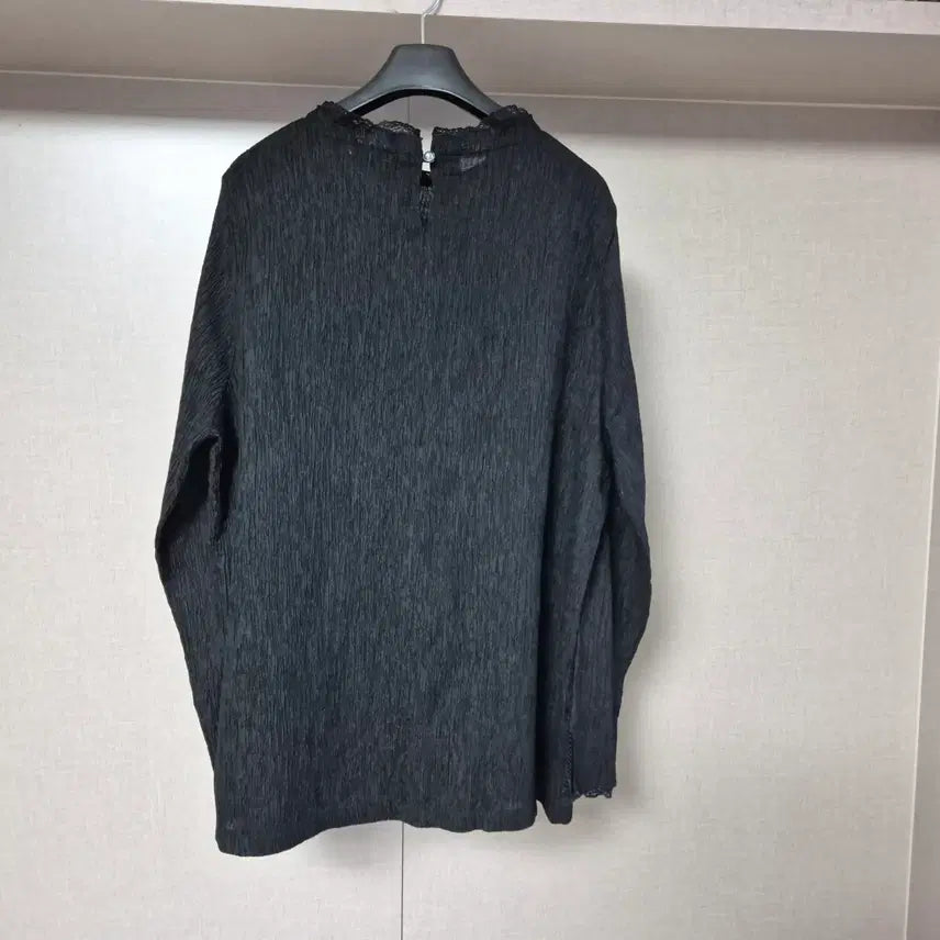 [BUNJANG] Zishen Yoryu Lace Patch Long Sleeve T-shirt / 77)지센 요루 레이스패치 긴팔 티셔츠