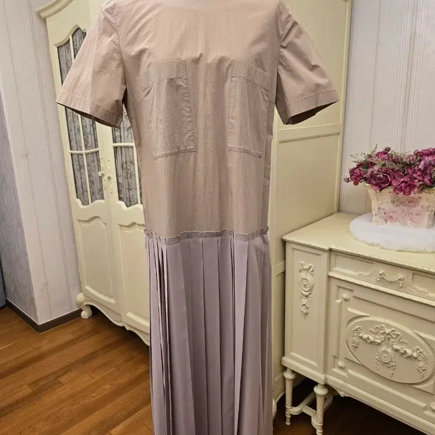 [BUNJANG] Beanpole Pleated Dress / 빈폴 원피스