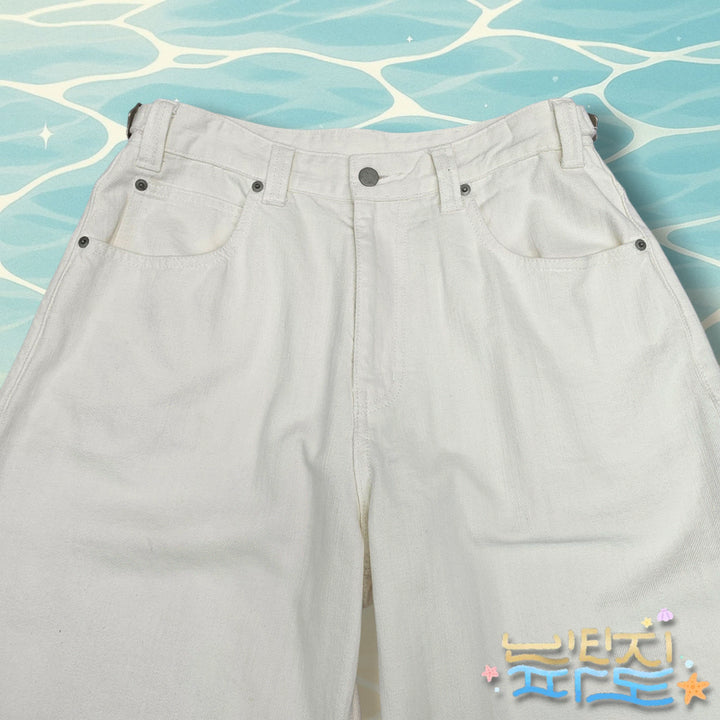 [BUNJANG] 32 NOUN White Denim Pants / 32 NOUN 노운 화이트 데님팬츠