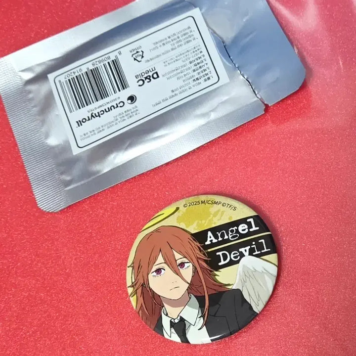 [BUNJANG] Chainsaw Man Angel Can Badge / 체인소맨 홍대팝업 천사 캔뱃지