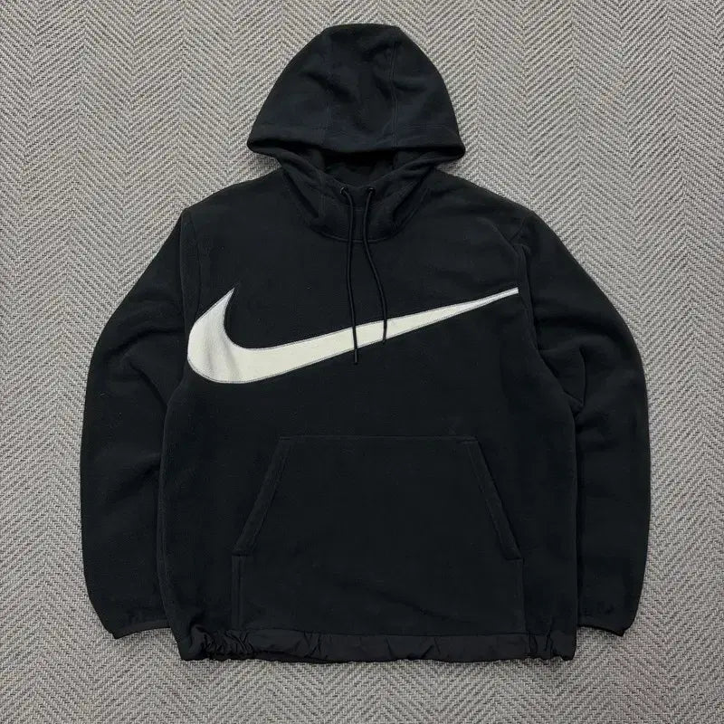 [BUNJANG] Nike Big Swoosh Fleece Hoodie / 나이키 빅스우시 플리스 후드티 v2404