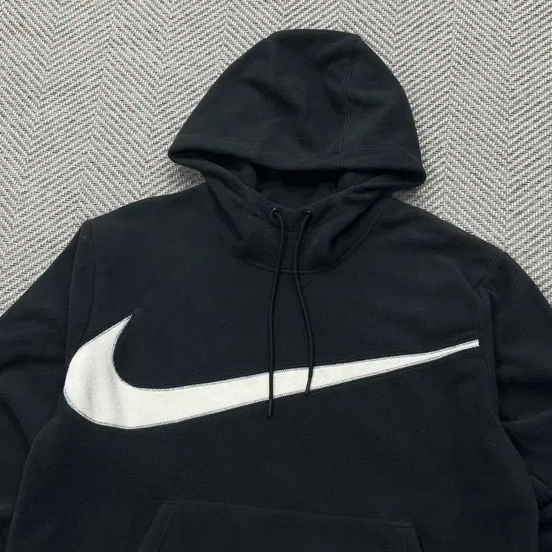 [BUNJANG] Nike Big Swoosh Fleece Hoodie / 나이키 빅스우시 플리스 후드티 v2404