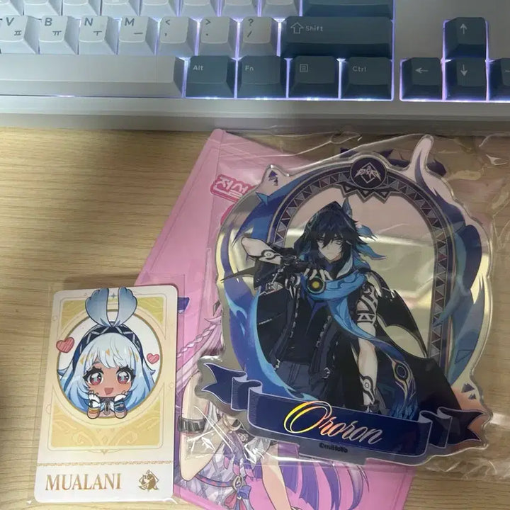 [BUNJANG] ORORON Acrylic Stand + Muallani Card / 오로론 아크릴 스탠드 + 무알라니 카드