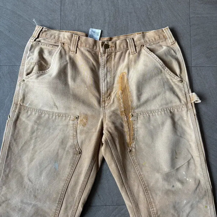 [BUNJANG] Carhartt Double Knee Pants / 칼하트 정품 브라운 더블니 팬츠 바지