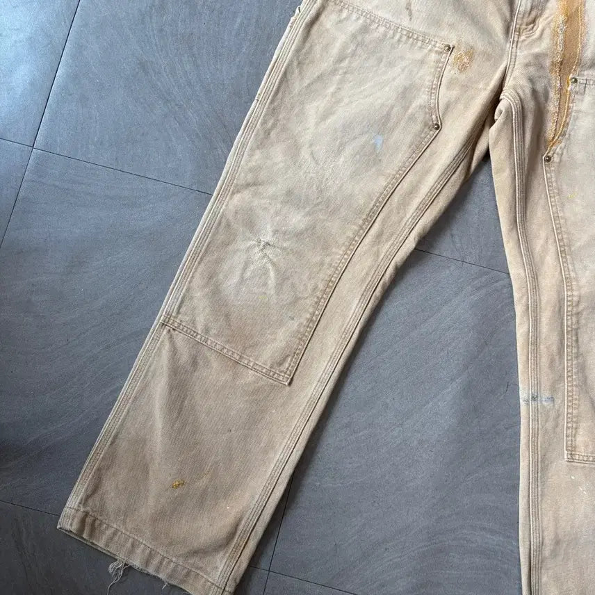 [BUNJANG] Carhartt Double Knee Pants / 칼하트 정품 브라운 더블니 팬츠 바지