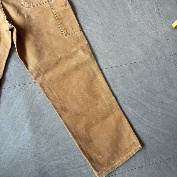 [BUNJANG] Carhartt Double Knee Carpenter Pants / 칼하트 미국 생산 브라운 더블니 팬츠 카펜터 바지