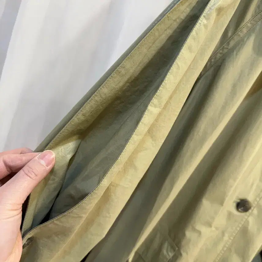 [BUNJANG] Opening Sunshine Olive Trench Coat / 오프닝선샤인 트렌치코트