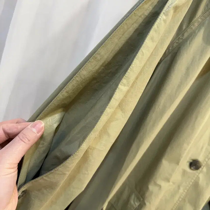 [BUNJANG] Opening Sunshine Olive Trench Coat / 오프닝선샤인 트렌치코트