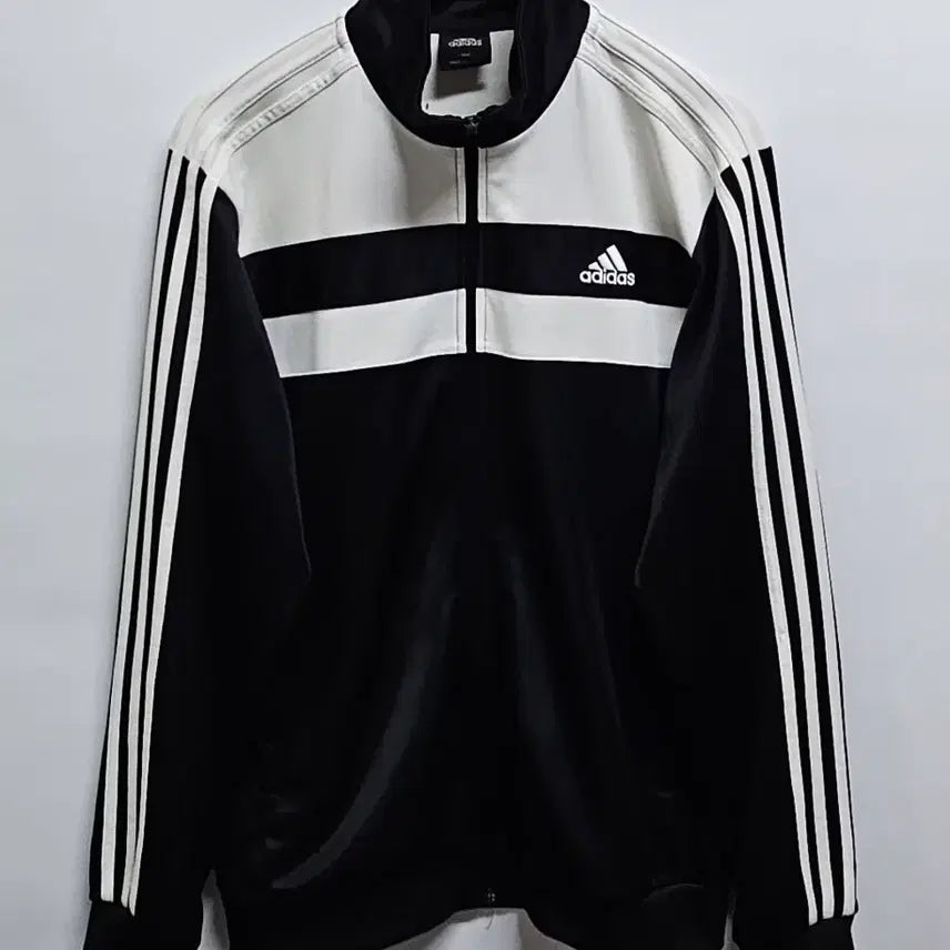 [BUNJANG] Adidas Track Top Jersey (Black &amp; White) - Size 105 / 아디다스 범고래 트랙탑져지 105