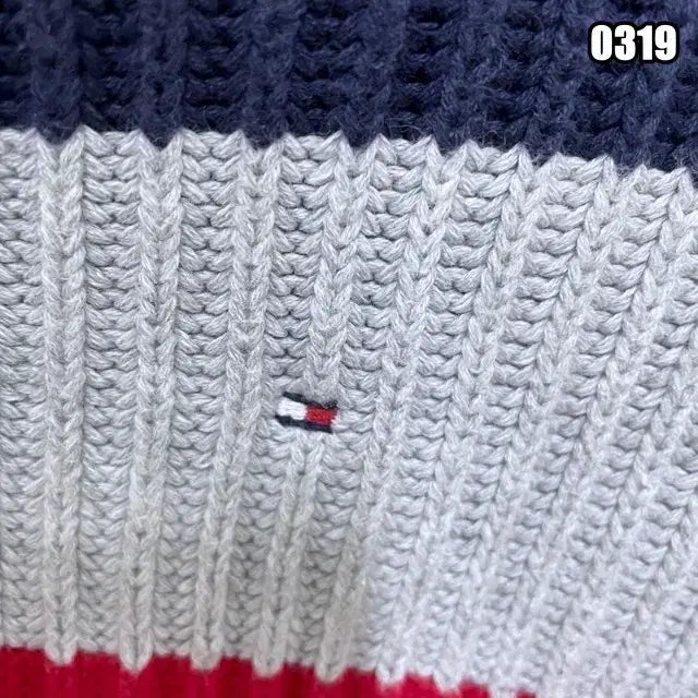 [BUNJANG] Tommy Hilfiger Crop Knit Top / 타미힐피거의 크롭 니트