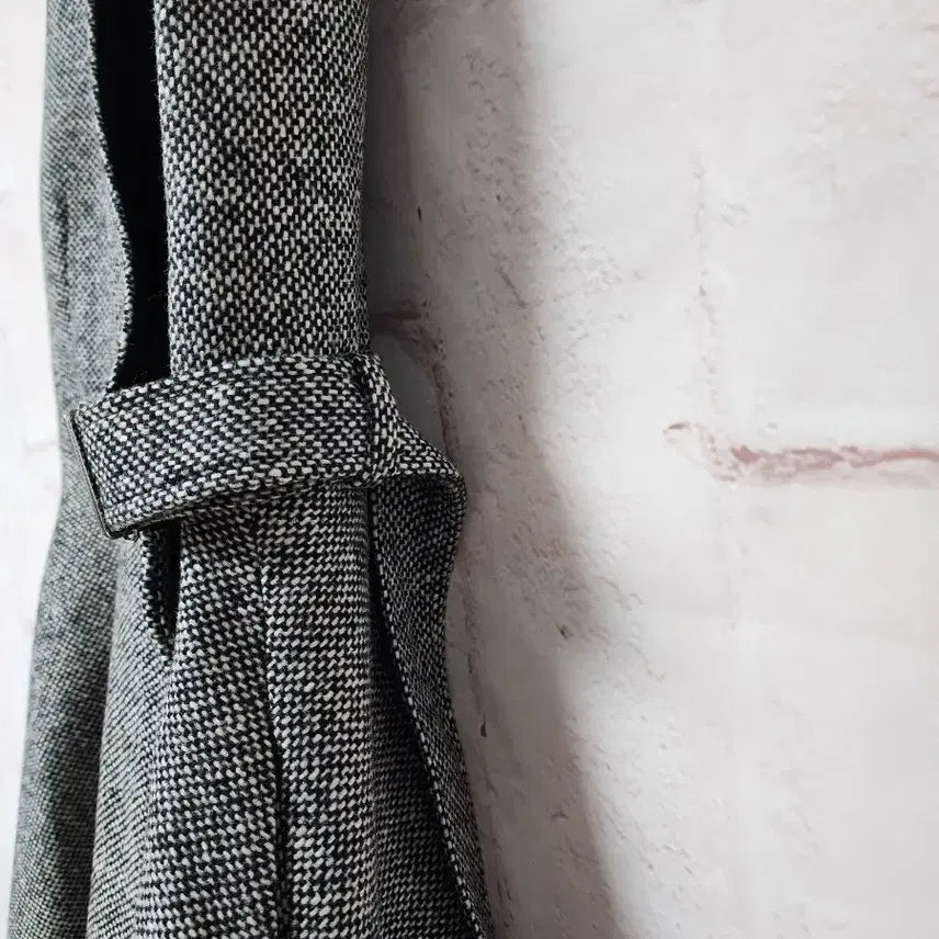 [BUNJANG] COS Tweed Mini Wrap Flare Dress / 코스 트위드 미니랩 스타일 플레어 원피스