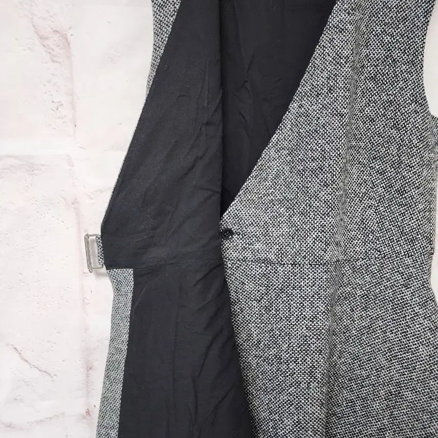 [BUNJANG] COS Tweed Mini Wrap Flare Dress / 코스 트위드 미니랩 스타일 플레어 원피스