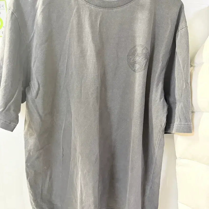 [BUNJANG] Diesel Washed Short Sleeve T-shirt (Gray, L) / 디젤 워싱 반팔 티셔츠 그레이L