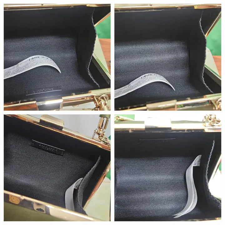 [BUNJANG] ZARA Olive Green Pearl Embellished Chain Tote Bag / 자라 올리브 그린 진주 장식 체인 토트백