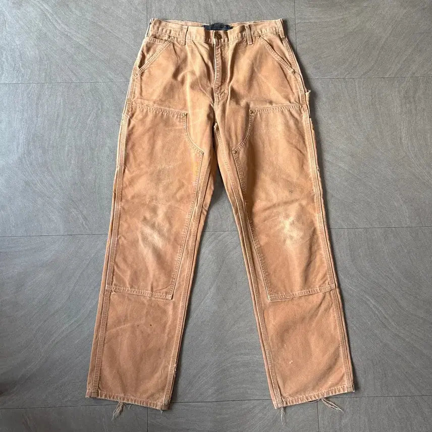 [BUNJANG] Carhartt Double Knee Carpenter Pants / 칼하트 브라운 더블니 팬츠 바지 카펜터