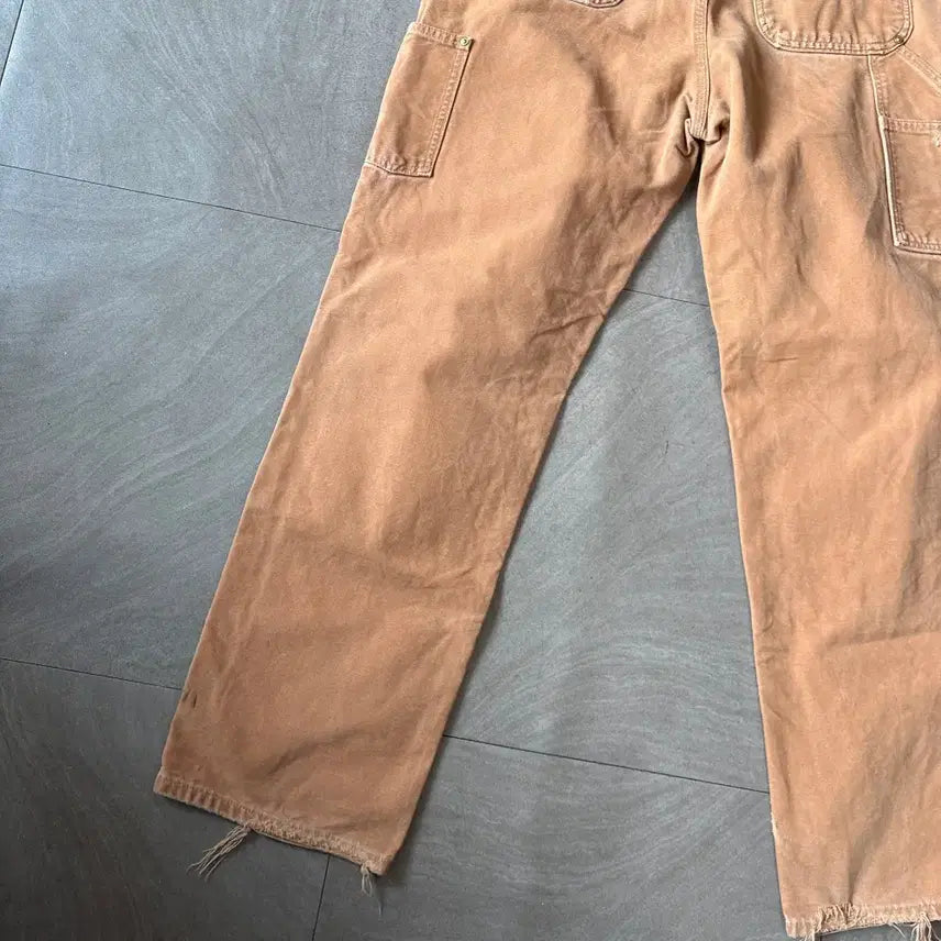 [BUNJANG] Carhartt Double Knee Carpenter Pants / 칼하트 브라운 더블니 팬츠 바지 카펜터