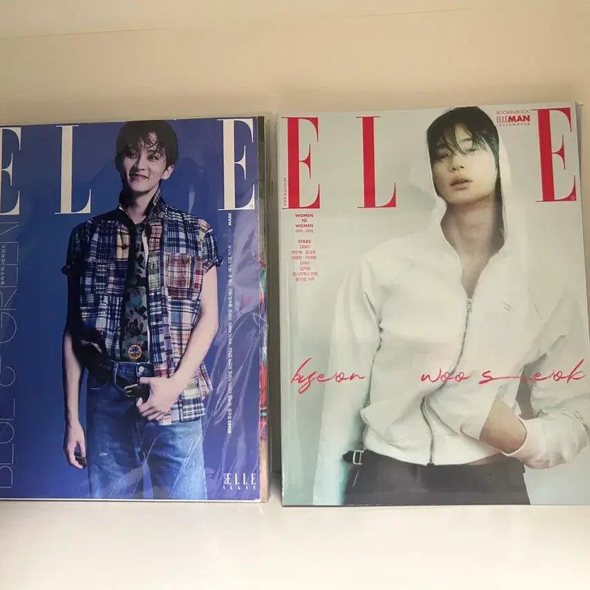 [SOLD OUT] 엘르 2024년 4월 엘르 2025년 3월 변우석 잡지 2개 일괄