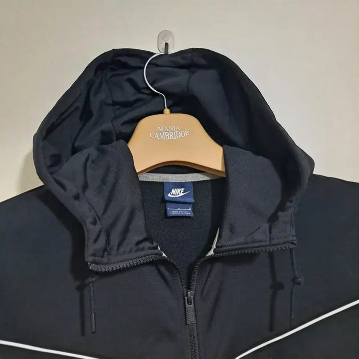 [BUNJANG] Nike Black Hooded Zip-up Training Suit / 나이키 블랙 후드 집업 트레이닝복 100사이즈