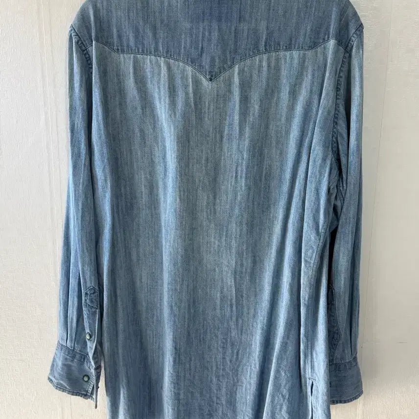 [BUNJANG] BAGUTTA Denim Western Shirt / [46] BAGUTTA 바구타 청셔츠