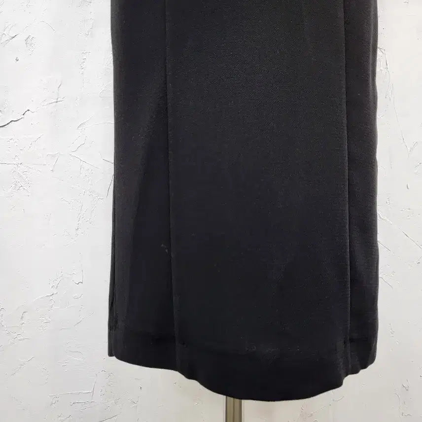 [BUNJANG] Black Square Neck Puff Sleeve Long Dress (Size S) / 블랙 스퀘어넥 퍼프 롱 원피스S