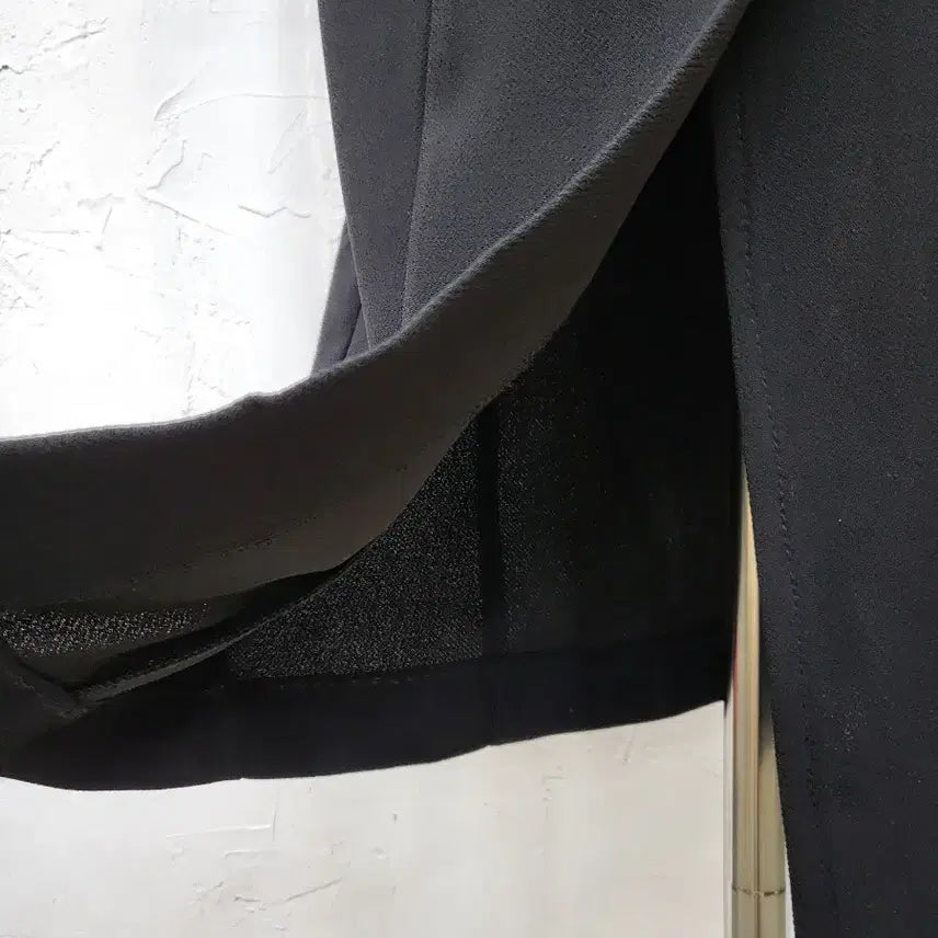 [BUNJANG] Black Square Neck Puff Sleeve Long Dress (Size S) / 블랙 스퀘어넥 퍼프 롱 원피스S