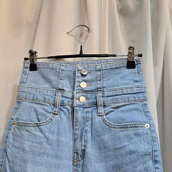 [SOLD OUT] L싸이즈 스판 하이웨스트 나팔 데님