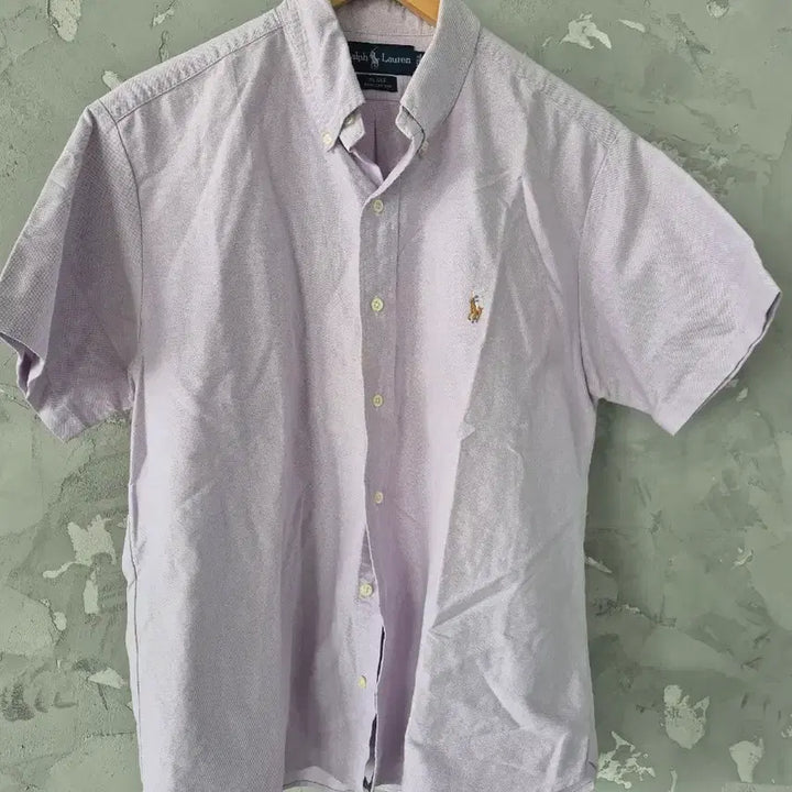 [BUNJANG] Polo Ralph Lauren Lavender Short Sleeve Shirt / 폴로 랄프로렌 반팔 셔츠 라벤더 L