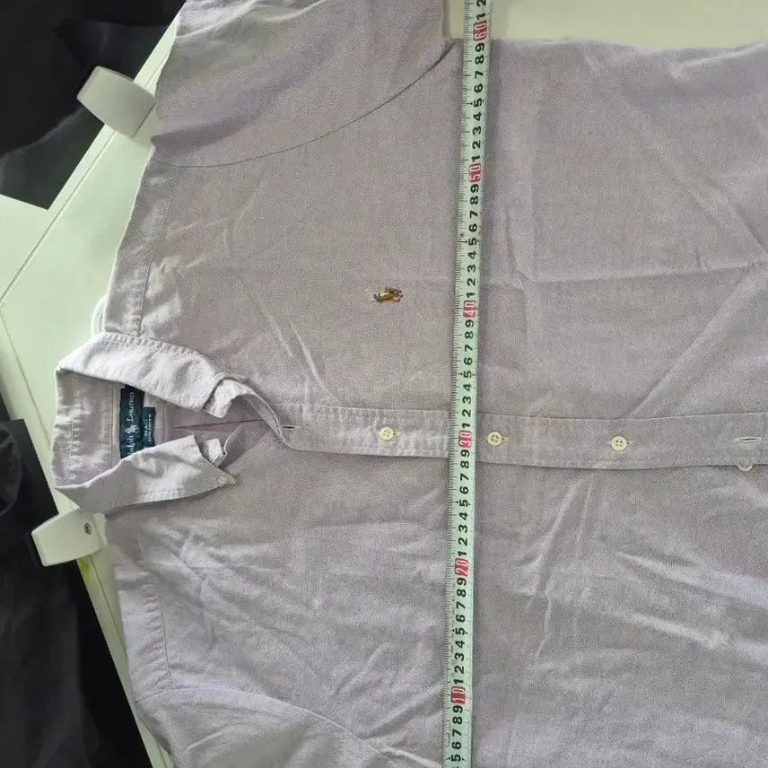 [BUNJANG] Polo Ralph Lauren Lavender Short Sleeve Shirt / 폴로 랄프로렌 반팔 셔츠 라벤더 L