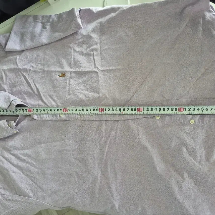 [BUNJANG] Polo Ralph Lauren Lavender Short Sleeve Shirt / 폴로 랄프로렌 반팔 셔츠 라벤더 L