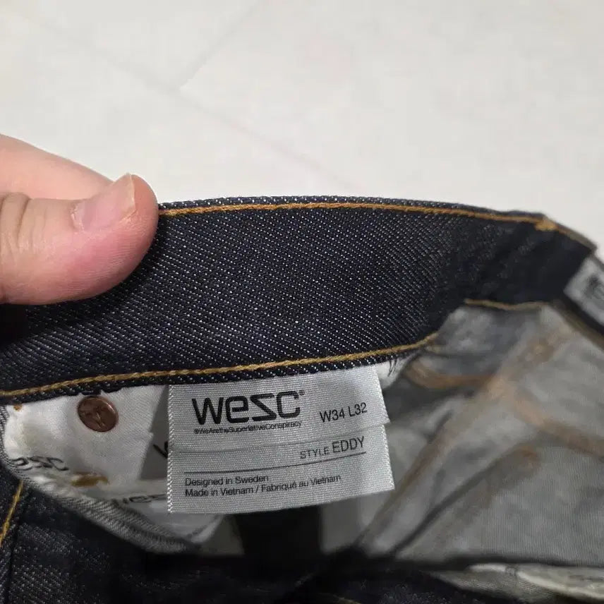 [BUNJANG] Wesc Eddie Jean Denim 34/32 / wesc 에디진 34/32