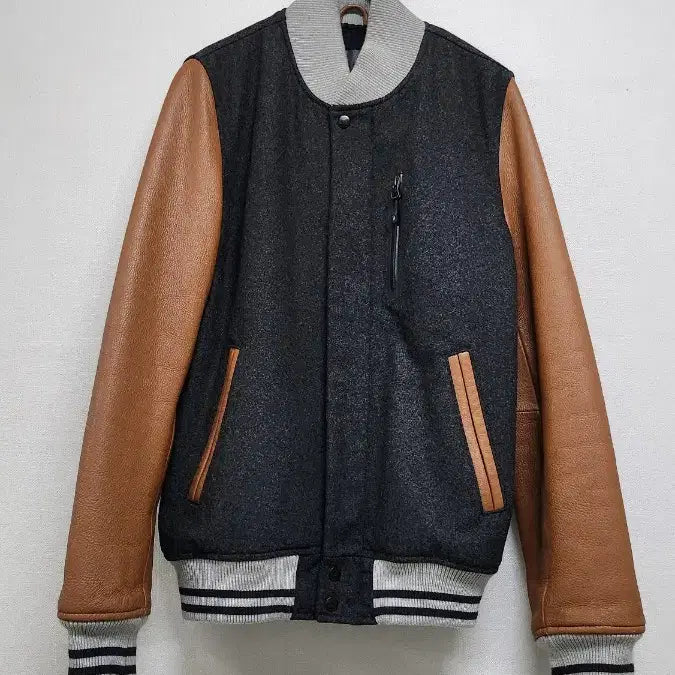 [BUNJANG] Nike NSW Destroyer Wool Leather Varsity Jacket / 나이키 NSW 디스트로이어 자켓 95 / 울 레더 바시티 자켓 봄버