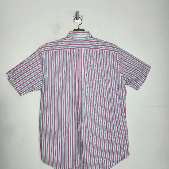 [BUNJANG] Polo Ralph Lauren Striped Short Sleeve Shirt / 폴로 랄프로렌 스트라이프 반팔 셔츠