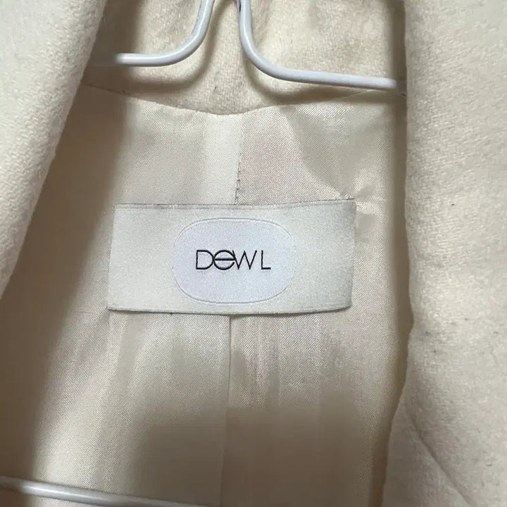 [BUNJANG] DEWL Ivory Coat (Size 55) / 듀엘 DEWL 코트 55