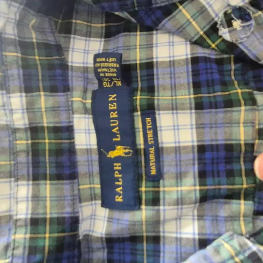 [BUNJANG] Polo Ralph Lauren Checkered Shirt - XL / 폴로 랄프로렌 체크 셔츠 남방 xl