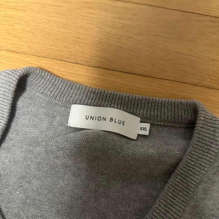 [BUNJANG] Union Blue V-Neck Knit XXL / 유니온블루 브이넥 니트 xxl팝니다