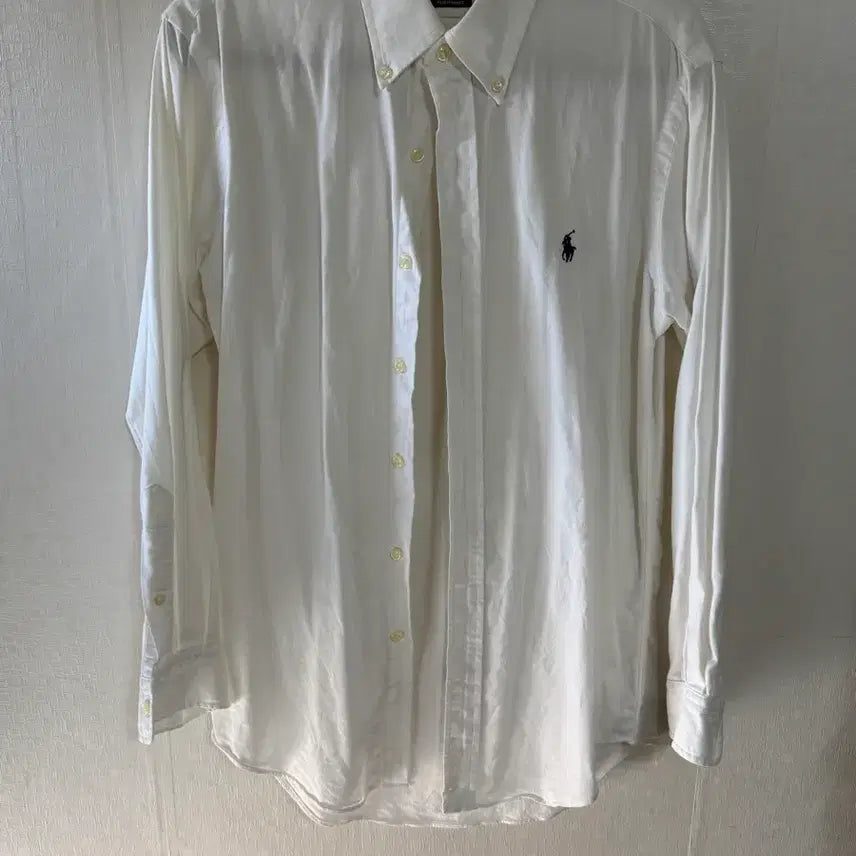 [BUNJANG] Polo Oxford White Shirt / [S] 폴로 옥스포드 화이트 셔츠