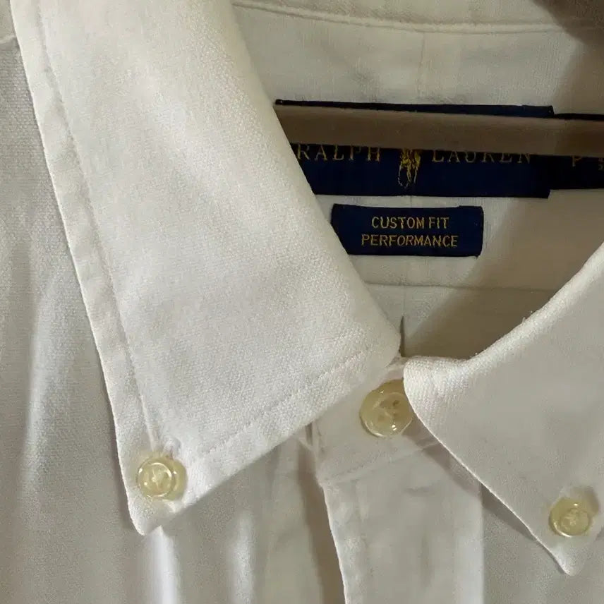 [BUNJANG] Polo Oxford White Shirt / [S] 폴로 옥스포드 화이트 셔츠