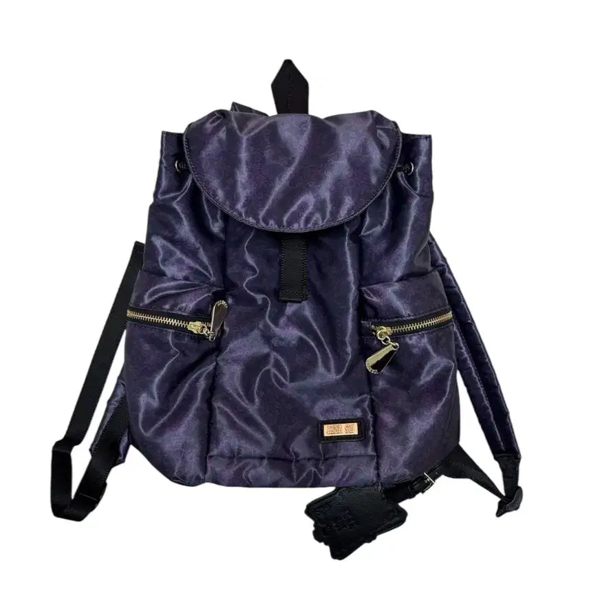 [BUNJANG] ANNA SUI Purple Nylon Backpack / ANNA SUI 안나수이 퍼플 나일론 백팩