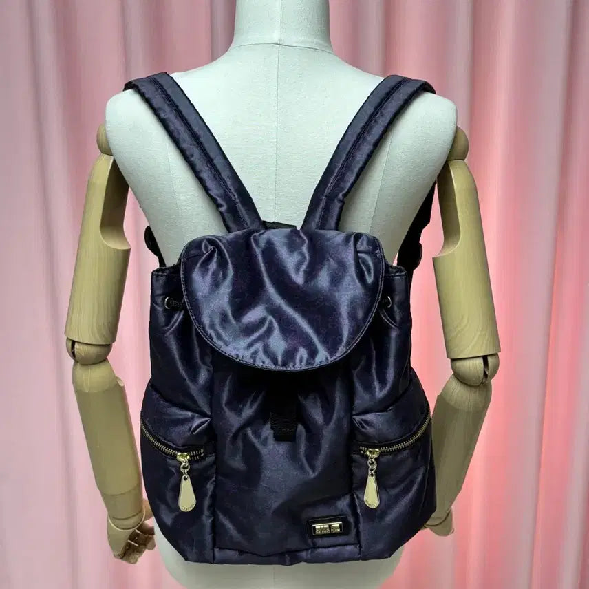 [BUNJANG] ANNA SUI Purple Nylon Backpack / ANNA SUI 안나수이 퍼플 나일론 백팩